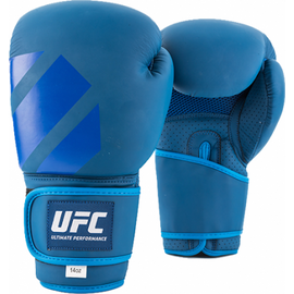 Тренировочные перчатки для бокса UFC Tonal Boxing,14 унций,синий